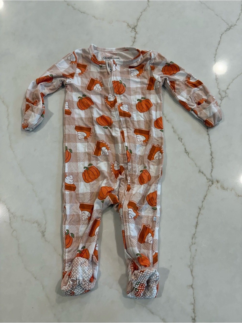 Caden Lane Fall Bamboo Zippy // 0-3m